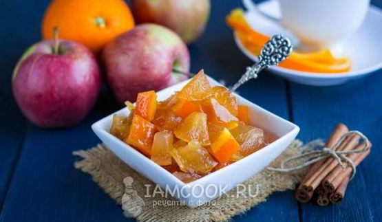 варенье из яблок с апельсином на зиму
