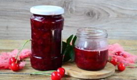 вишневое варенье с мятой