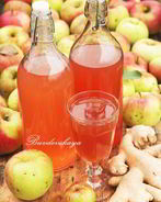 Яблочный сок с имбирем на Зиму