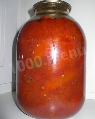 Заготовка для фаршированных перцев на зиму