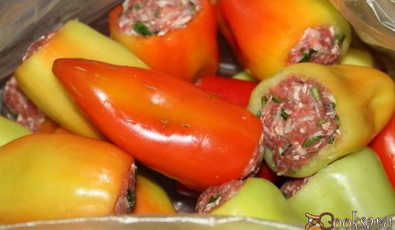 замороженный фаршированный болгарский перец на зиму