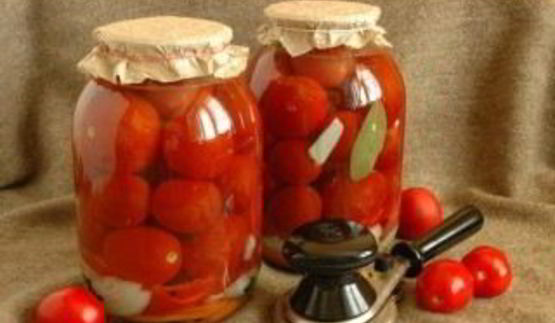 засолка помидоров с луком на зиму
