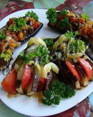 Баклажановые лодочки
