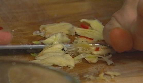 брускетта из цукини со шпинатом