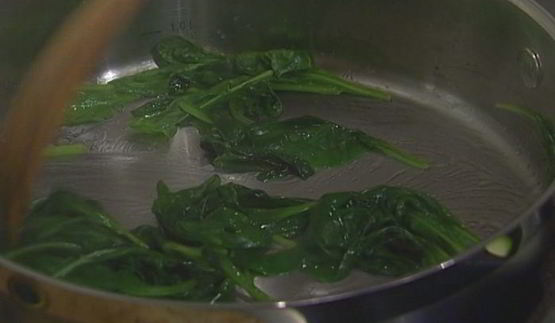 брускетта из цукини со шпинатом