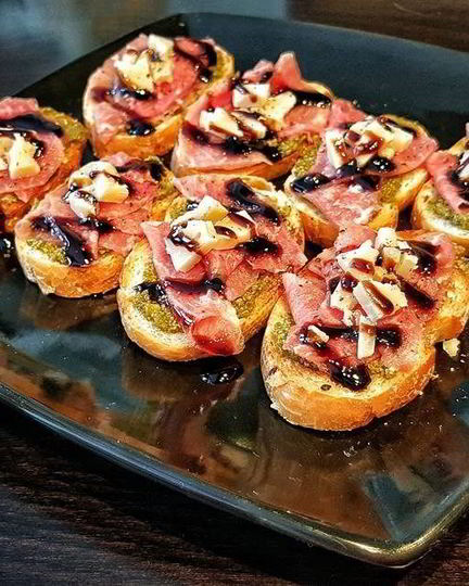 Рецепт брускетты карпаччо