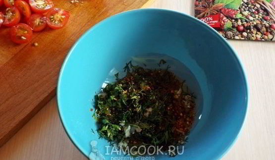 брускетта с кабачками-гриль