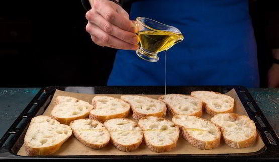 итальянская брускетта с прошутто