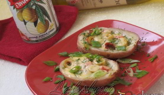 картофельная брускетта по-средиземноморски