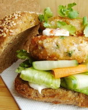 Азиатские рыбные бургеры