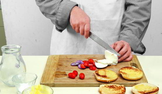 бургер из курицы и индейки