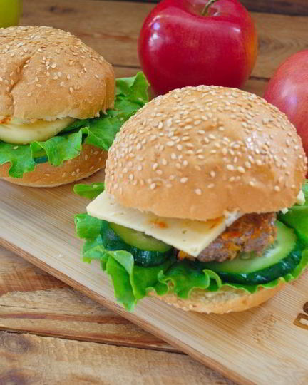 Рецепт бургера овощные прятки