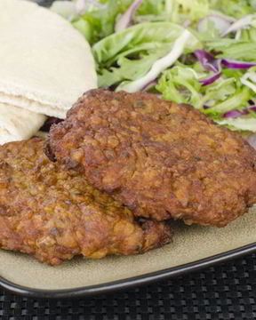 Бургеры с нутом и хумусом