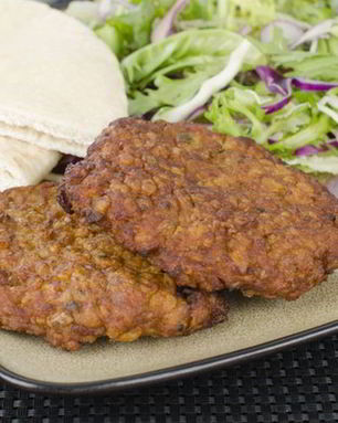 Бургеры с нутом и хумусом