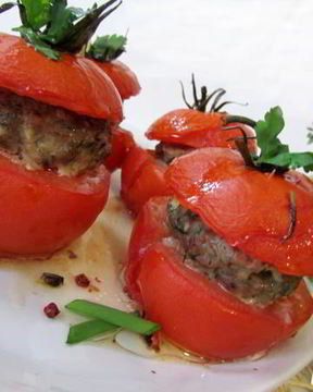 Гамбургер в помидорке