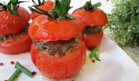 гамбургер в помидорке