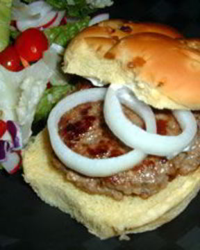 Гамбургеры из бараньего фарша с фенхелем