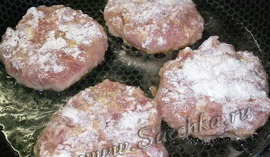 котлета куринбургер