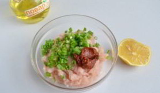 куриный бургер тандури