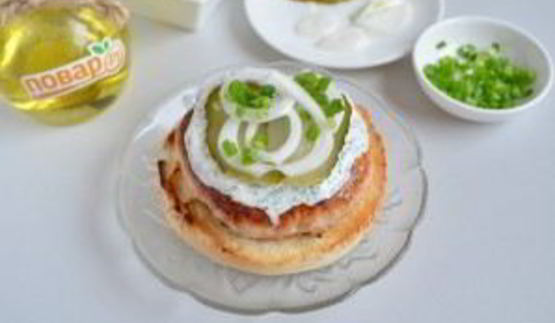 куриный бургер тандури