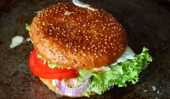 омлет-бургер
