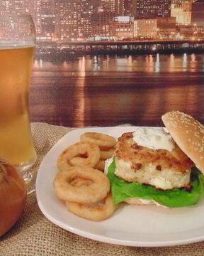 Рыбный бургер