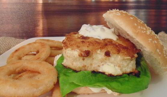 рыбный бургер