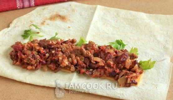 буррито с говядиной