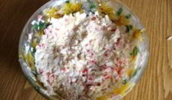 бутерброды с крабовыми палочками