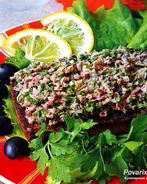 Бутерброды с паштетом из анчоусов