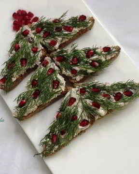 Бутерброды с печенью трески