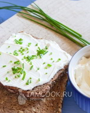 Бутерброды с зеленым луком