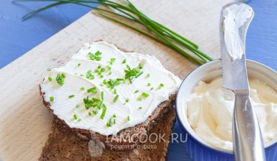бутерброды с зеленым луком