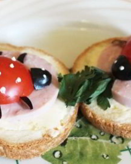 Рецепт маленьких бутербродов для детей