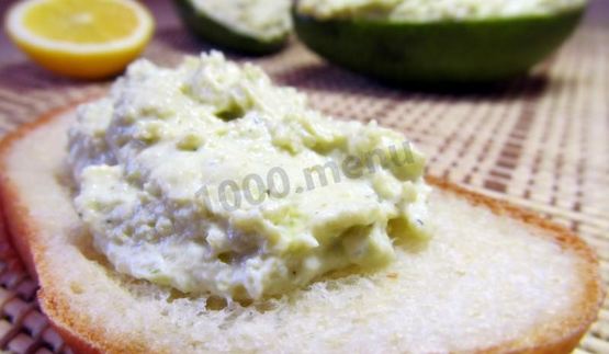 паста из авокадо для бутербродов