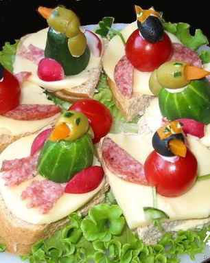 Птичьи бутерброды