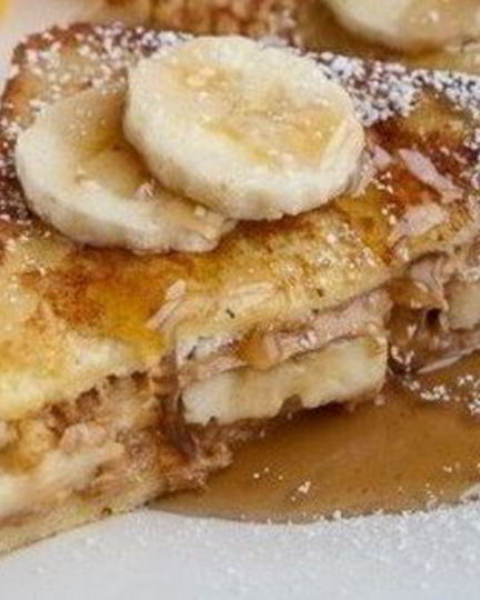 Рецепт шоколадного бутерброда с бананом