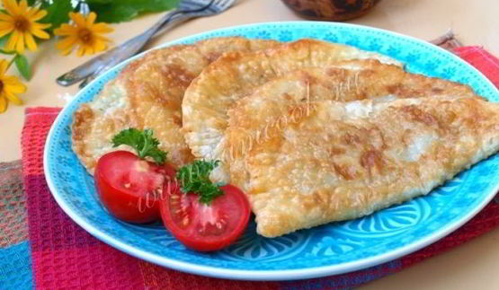 чебуреки с картошкой
