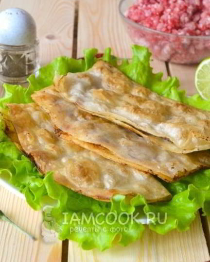 Рецепт ленивых чебуреков из лаваша