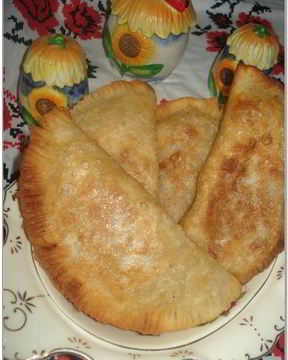 Постные чебуреки с капустой