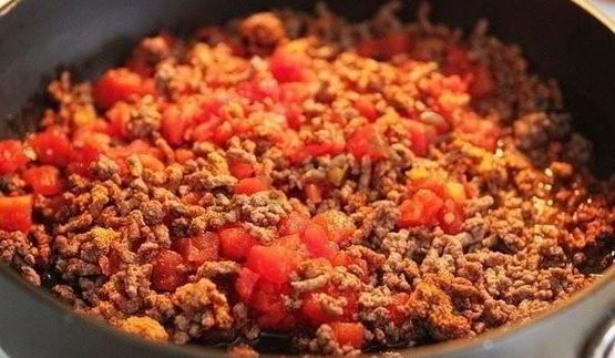 макароны чизбургер