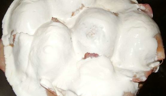 фаршированные кальмары с рисом и яйцом