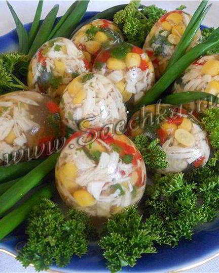 Рецепт фаршированные яйца фаберже на пасху