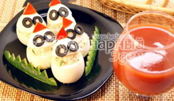 фаршированные яйца привидения