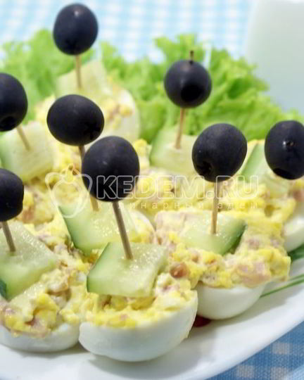 Рецепт фаршированных яиц