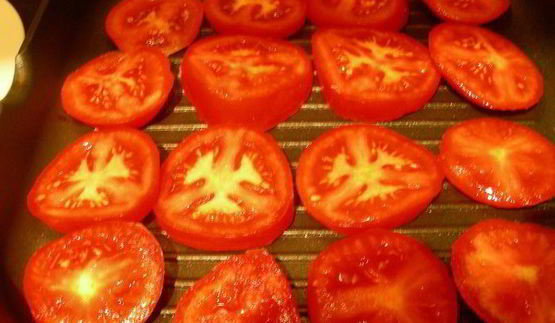 гратен с баклажанами и помидорами-гриль и фетой