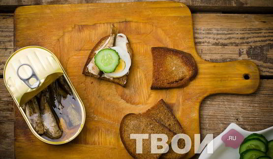 гренки из черного хлеба