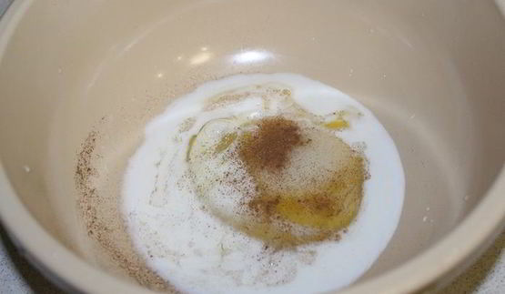 гренки на завтрак с яблоками и корицей