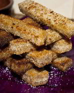 Гренки ржаные с чесноком