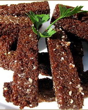 Гренки с чесноком